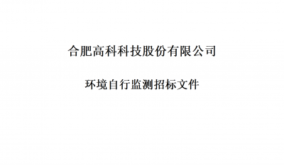 mg冰球突破环境自行监测招标文件